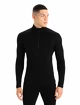 Pánske tričko Icebreaker  M 260 Tech LS Half Zip Black