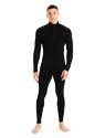 Pánske tričko Icebreaker  M 260 Tech LS Half Zip Black