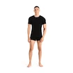 Pánske tričko Icebreaker Merino Anatomica 150 SS Crewe Black