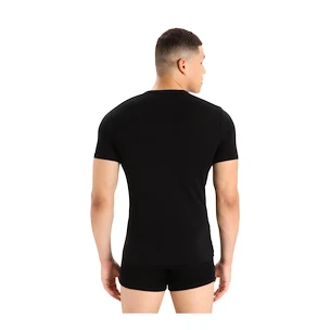 Pánske tričko Icebreaker Merino Anatomica 150 SS Crewe Black M