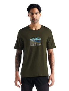 Pánske tričko Icebreaker  Tech Lite II SS Tee Trailhead Loden