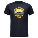 Pánske tričko Jack Wolfskin  JW Mountain Trail T Night Blue