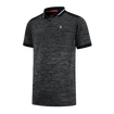 Pánske tričko K-Swiss  Hypercourt Polo Melange Jet Black
