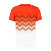 Pánske tričko K-Swiss  Hypercourt Print Crew Spicy Orange/White