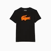 Pánske tričko Lacoste  Big Logo Core Performance T-Shirt Black/Sunrise