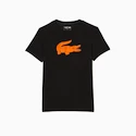 Pánske tričko Lacoste  Big Logo Core Performance T-Shirt Black/Sunrise