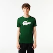 Pánske tričko Lacoste  Big Logo Core Performance T-Shirt Green/White