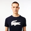 Pánske tričko Lacoste  Big Logo Core Performance T-Shirt Navy Blue/White
