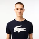 Pánske tričko Lacoste  Big Logo Core Performance T-Shirt Navy Blue/White