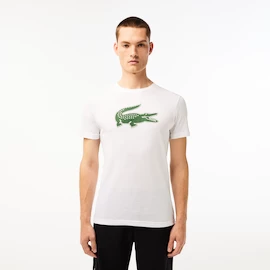 Pánske tričko Lacoste Big Logo Core Performance T-Shirt White/Green