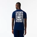 Pánske tričko Lacoste  Training Medvedev T-Shirt Methylene