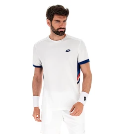 Pánske tričko Lotto Squadra III Tee Bright White