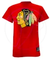 Pánske tričko Majestic NHL Chicago Blackhawks Logo Tee červenej
