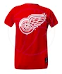 Pánske tričko Majestic NHL Detroit Red Wings Logo Tee červenej