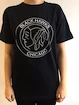 Pánske tričko Mitchell & Ness Black And White Logo NHL Chicago Blackhawks