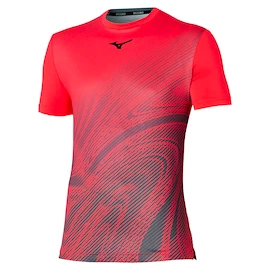 Pánske tričko Mizuno Charge Shadow Graphic Tee Radiant Red