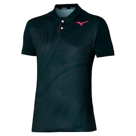 Pánske tričko Mizuno Charge Shadow Polo Black