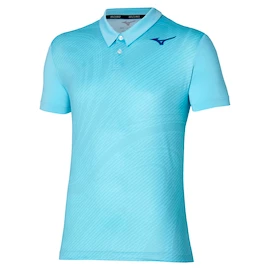 Pánske tričko Mizuno Charge Shadow Polo Blue Glow