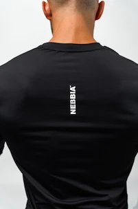 Pánske tričko Nebbia Performance+ Short-Sleeve Sports T-shirt RESISTANCE 348 black