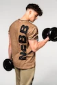 Pánske tričko Nebbia  Washed-off Cotton T-shirt MAX OUT 357 Light Brown