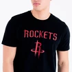 Pánske tričko New Era NBA Houston Rockets Black