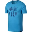 Pánske tričko Nike Crest FC Barcelona svetlo modré