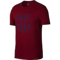 Pánske tričko Nike Crest FC Barcelona vínovej