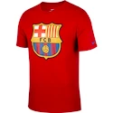 Pánske tričko Nike Evergreen Crest FC Barcelona červené