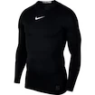 Pánske tričko Nike Pro Top LS Compression Black