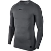 Pánske tričko Nike Pro Top LS Compression Carbon Heather