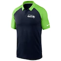 Pánske tričko Nike Raglan Polo NFL Seattle Seahawks