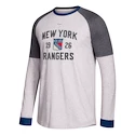 Pánske tričko s dlhým rukávom adidas Crew NHL New York Rangers