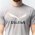 Pánske tričko Salewa  Solidlogo Dri-Release Heather Grey