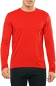 Pánske tričko Salomon Agile LS Tee červené