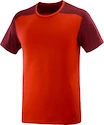 Pánske tričko Salomon  Essential Colorblock Fiery Red
