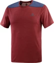 Pánske tričko Salomon  Outline SS Tee Cabernet