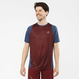 Pánske tričko Salomon Sense Aero SS Tee Cabernet