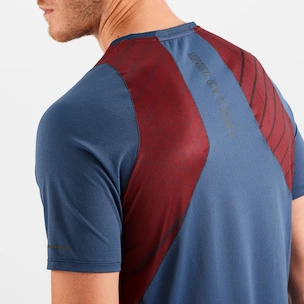 Pánske tričko Salomon Sense Aero SS Tee Cabernet