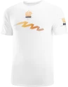 Pánske tričko Salomon Sense Aero SS Tee White/Autumn Blaze