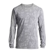 Pánske tričko Saucony Negative-Splt Jacquard LS šedé