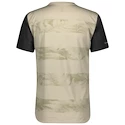 Pánske tričko Scott  Trail Flow S/Sl Dust Beige/Dark Grey