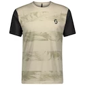 Pánske tričko Scott  Trail Flow S/Sl Dust Beige/Dark Grey