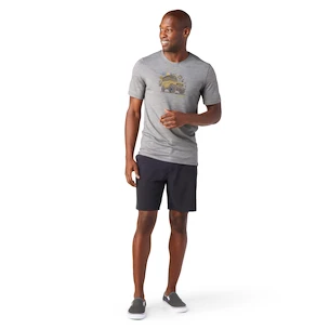 Pánske tričko Smartwool  Merino Sport 150 Overland Adventure Gray Heather