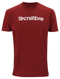 Pánske tričko Tecnifibre Club Cotton Tee Cardinal