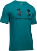 Pánske tričko Under Armour CC Sportstyle Logo Turquoise