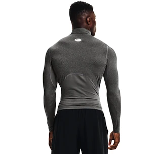 Pánske tričko Under Armour  HeatGear Armour Comp Mock LS Gray