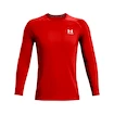 Pánske tričko Under Armour HeatGear HeatGear Armour Fitted LS Radiant Red