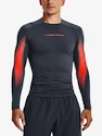 Pánske tričko Under Armour HeatGear Novelty LS-GRY XXL