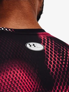 Pánske tričko Under Armour  IsoChill Prtd Comp LS-BLK L