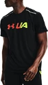 Pánske tričko Under Armour  Run Graphic Print Fill SS Black